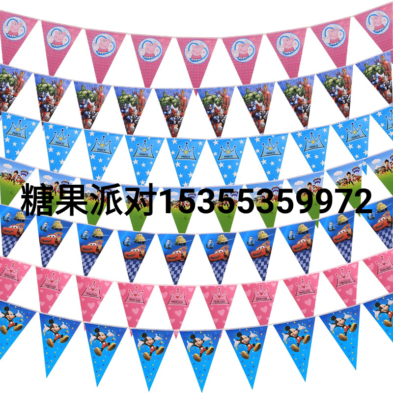 Children&#039;s Birthday Party Napkin Mat Tissue Cartoon Picnic Dinner Plate Tissue Mat Napkin Decoration Party Supplies
