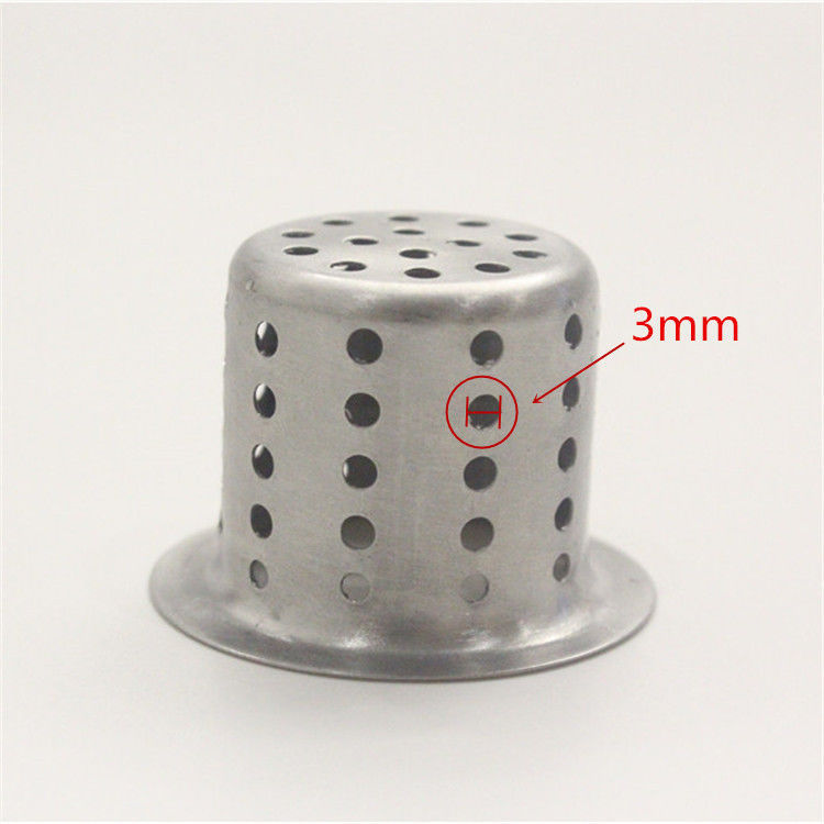 Washbasin Filter Sewer Hair Anti-Blocking Net Floor Drain Wash Basin Wash Basin Filter Net Stainless Steel Funnel