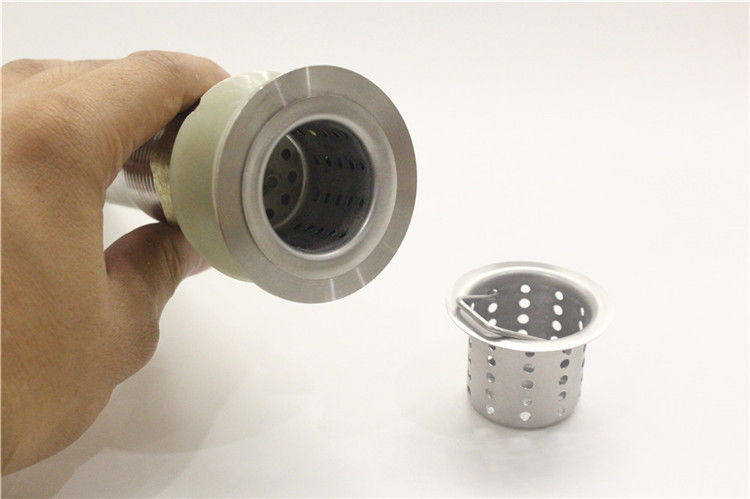 Washbasin Filter Sewer Hair Anti-Blocking Net Floor Drain Wash Basin Wash Basin Filter Net Stainless Steel Funnel