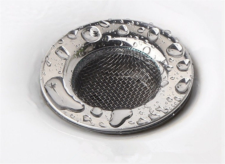 Washbasin Filter Sewer Hair Anti-Blocking Net Floor Drain Wash Basin Wash Basin Filter Net Stainless Steel Funnel