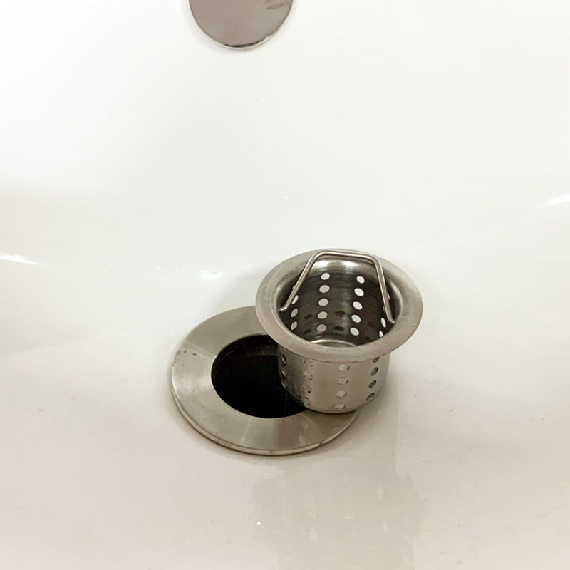 Washbasin Filter Sewer Hair Anti-Blocking Net Floor Drain Wash Basin Wash Basin Filter Net Stainless Steel Funnel