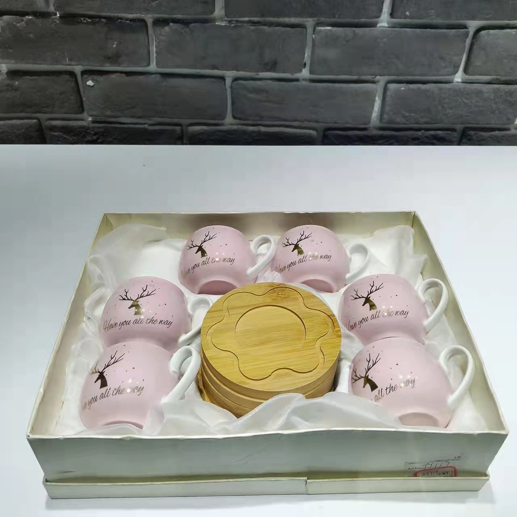 6 Cups 6 Plates Coffee Set Set Ceramic Coffee Set Set Ceramic Cup Ceramic Plate Gift Ceramic Points Exchange 6 Cups 6 Plates Coffee Set Set Ceramic Coffee Set Set Ceramic Cup Ceramic Plate Gift Ceramic Points Exchange
