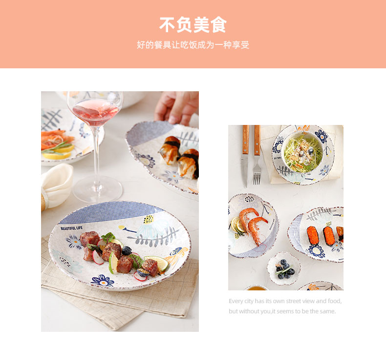 Snowflake Creative Japanese Style Hand Drawn Ceramic Bowl Plate Rice Bowl Simple Noodle Bowl Soup Bowl Dish 8.5-Inch Korean Soup Bowl Snowflake Creative Japanese Style Hand Drawn Ceramic Bowl Plate Rice Bowl Simple Noodle Bowl Soup Bowl Dish 8.5-Inch Korean Soup Bowl