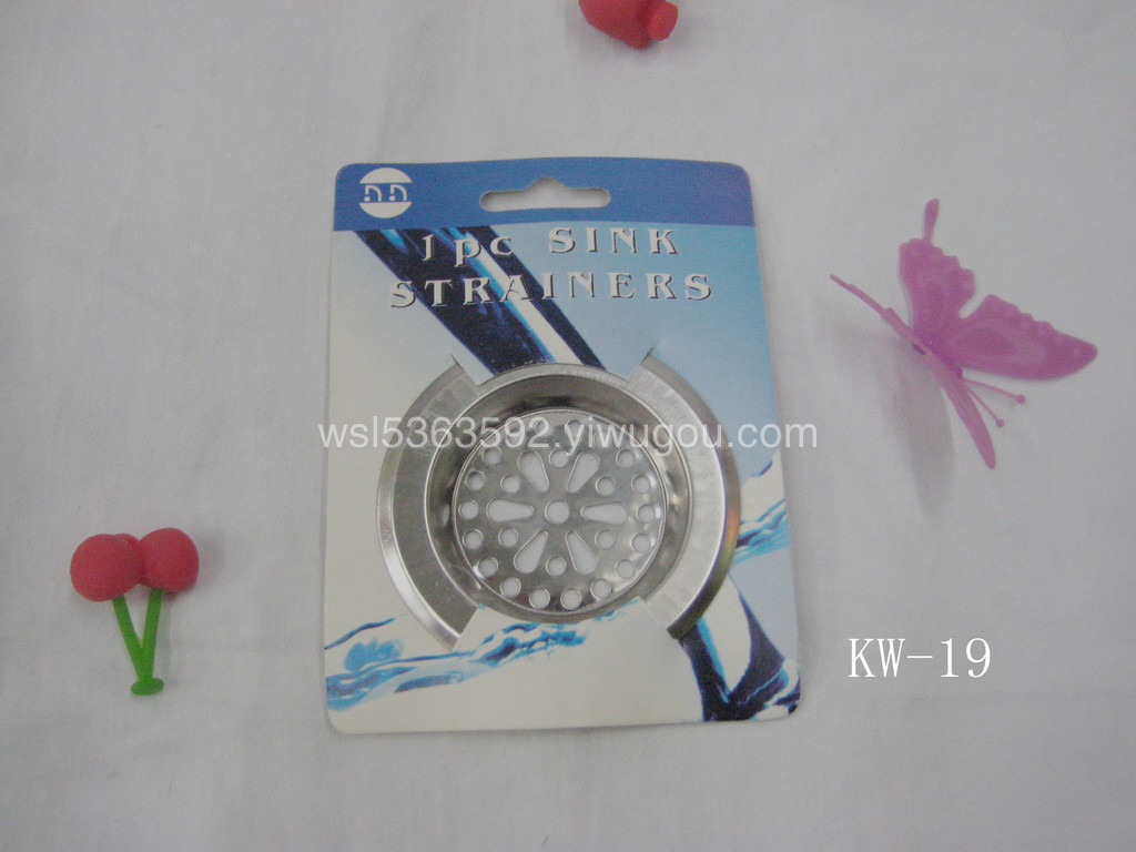 Factory direct kitchen floor drain stainless KW-19 network spent water leaking floor drain filter 