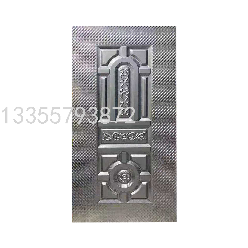 Factory Direct Sales Cold Rolled Plate Embossed Door Panel Anti-Theft Door Panel Carved Door Surface Can Be Set Square