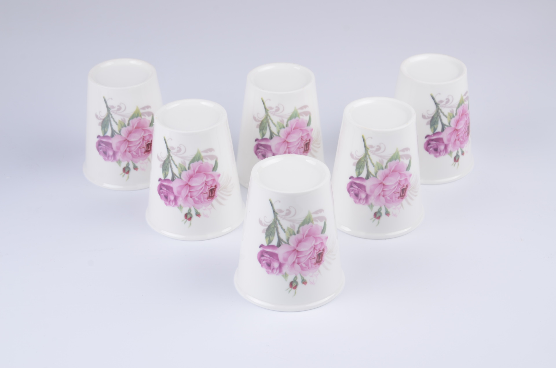 Creative hand-painted large capacity cooling kettle coffee cup with a simple pot six cups a porcelain plate water set