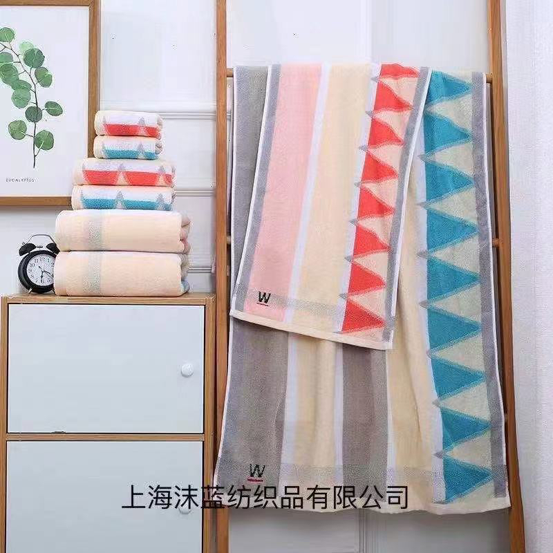 Cotton Towel Soft Absorbent Men and Women Bathing Face Wash Wrapping Towel Lint-Free Bath Towel Cotton Face Wiping Towel Triangle
