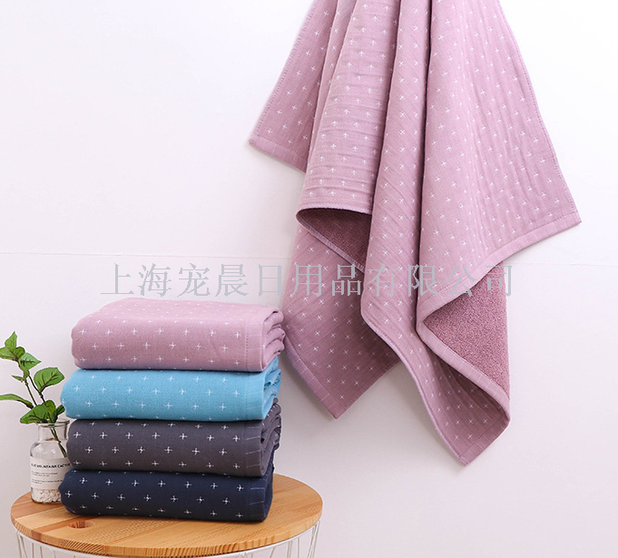 Pet Morning Qingchen Morning Star Gauze All Cotton Face Towel Breathable Comfortable Bath Towel Gift Set