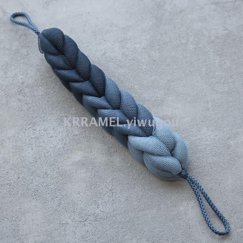 Kao mu fine bathroom bath gradient strip scrub shaman rub back long strip bath towel bath strip bath ball bath flower