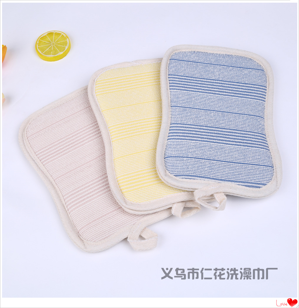 Double face rubbing towel female back rubbing towel Adult rubbing artifact rub ashes rub mud gloves Scrub strong wipe bath towel male