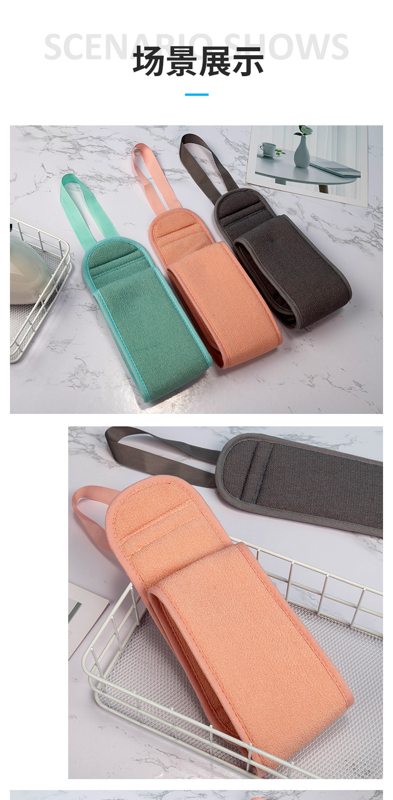 Junmei Bath Towel Double-Sided Ladies Do Not Hurt Home Bath Towel Strong Rubbing Rub Back Strip Rubbing Gadget
