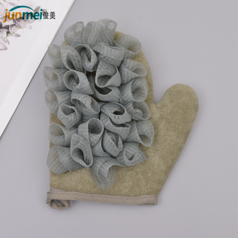 Multi-Scenario Available Bath Towel Bath Back Rub Rub Mud Gray Good Helper Does Not Hurt the Skin Loofah Various Colors