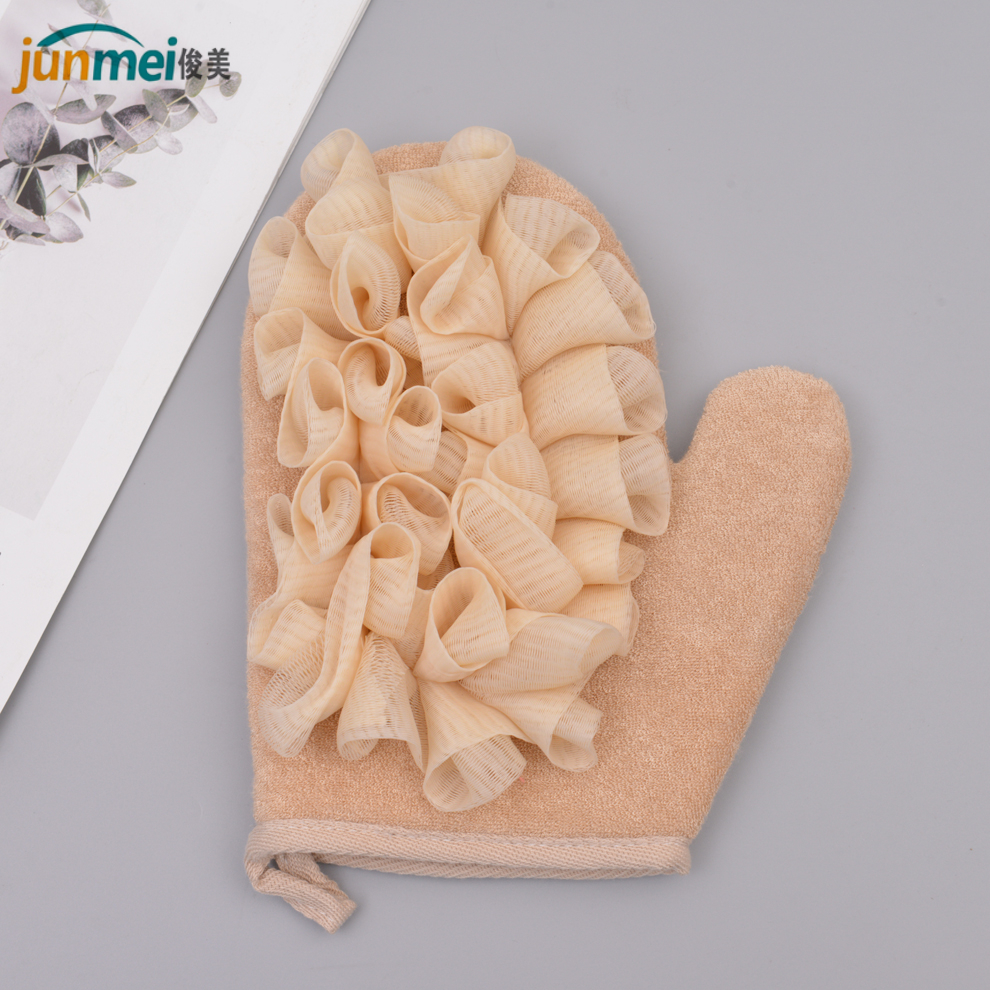 Multi-Scenario Available Bath Towel Bath Back Rub Rub Mud Gray Good Helper Does Not Hurt the Skin Loofah Various Colors
