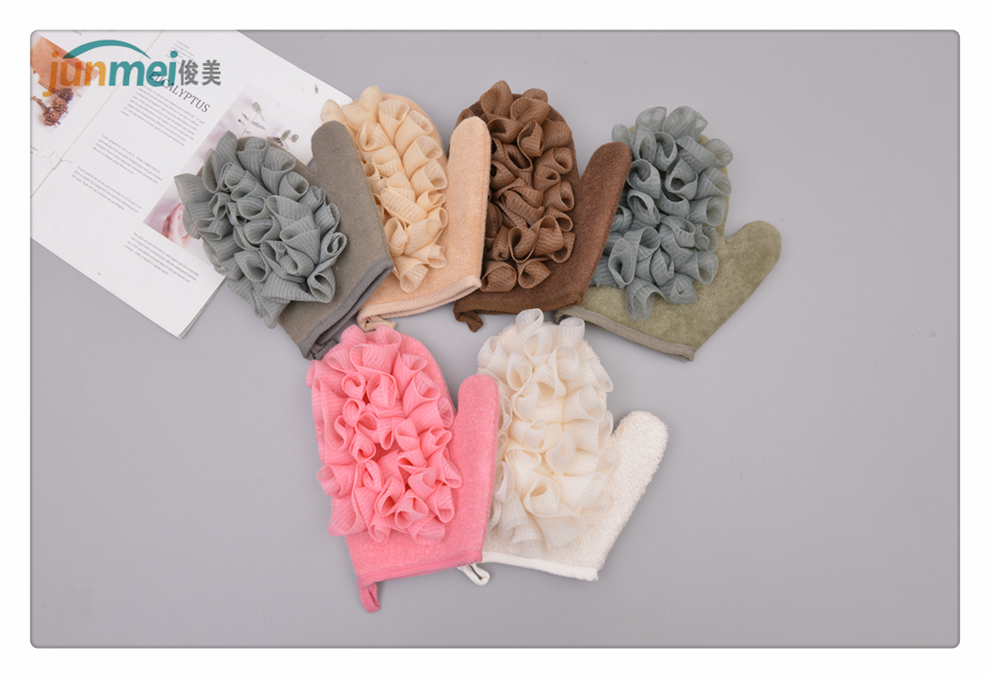 Multi-Scenario Available Bath Towel Bath Back Rub Rub Mud Gray Good Helper Does Not Hurt the Skin Loofah Various Colors