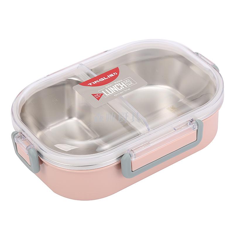 304 Stainless Steel Lunch Box Lunch Box Silicone Sealed Rectangular Crisper Fast Food Box Plate Kindergarten Lunch Box 304 Stainless Steel Lunch Box Lunch Box Silicone Sealed Rectangular Crisper Fast Food Box Plate Kindergarten Lunch Box