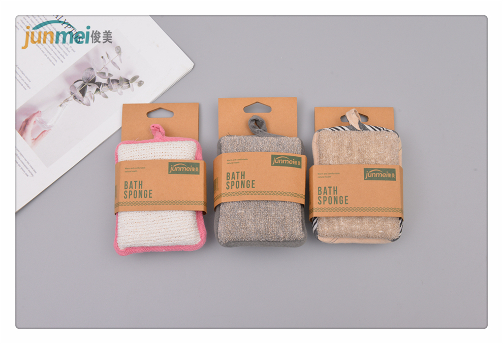 Multi-Color Optional with Lanyard Double-Sided Bath Wash Cloth Household Strong Rubbing Decontamination Thickened Back Rubbing Bath Towel