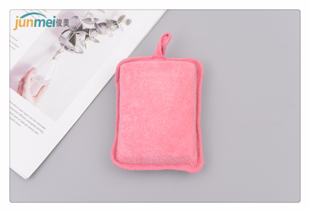 Multi-Color Optional with Lanyard Double-Sided Bath Wash Cloth Household Strong Rubbing Decontamination Thickened Back Rubbing Bath Towel