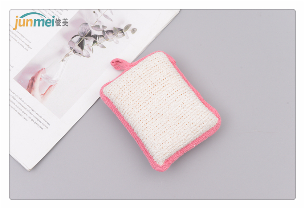 Multi-Color Optional with Lanyard Double-Sided Bath Wash Cloth Household Strong Rubbing Decontamination Thickened Back Rubbing Bath Towel