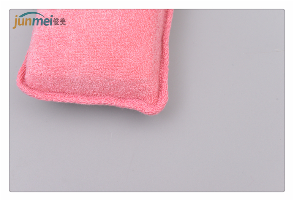 Multi-Color Optional with Lanyard Double-Sided Bath Wash Cloth Household Strong Rubbing Decontamination Thickened Back Rubbing Bath Towel