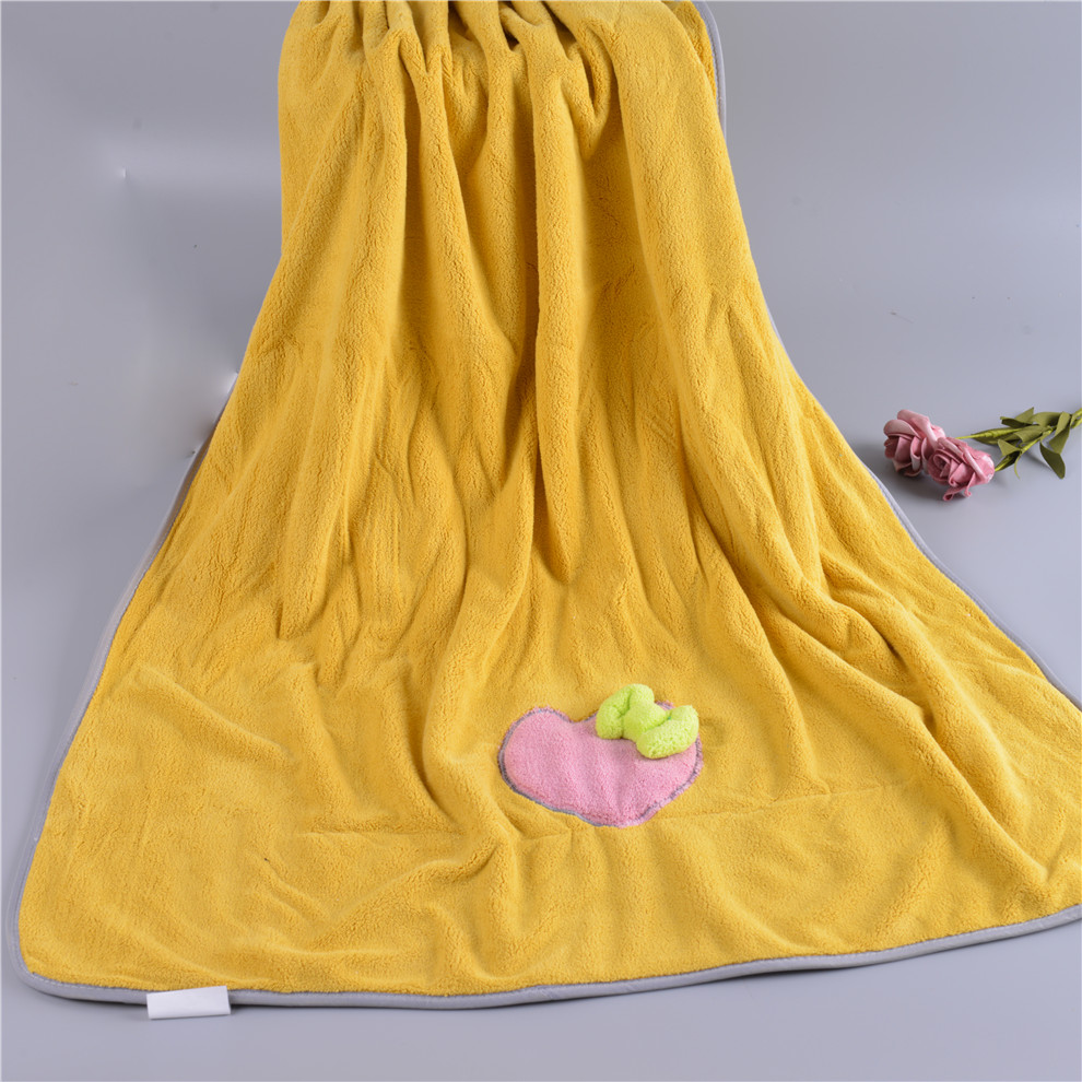 Cartoon Bath Towel Bath Home Couple Can Wear Wrapping Towel Cotton Absorbent Quick-Drying Lint Free Big Towel
