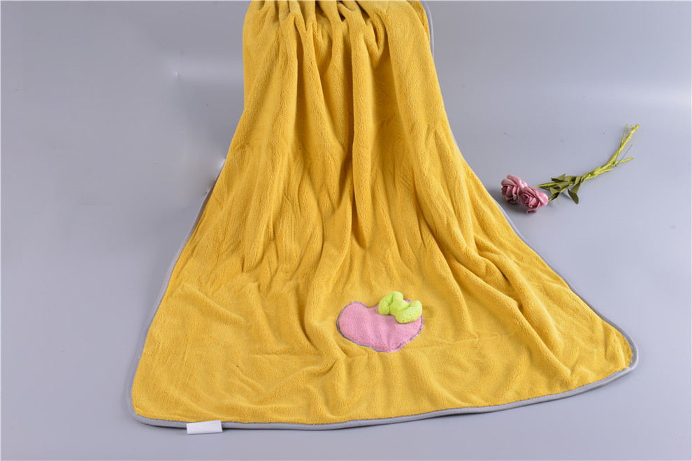 Cartoon Bath Towel Bath Home Couple Can Wear Wrapping Towel Cotton Absorbent Quick-Drying Lint Free Big Towel