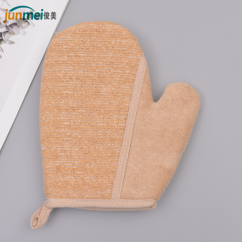 Bath Gloves Strong Back Rubbing Decontamination Good Helper Adult Rubbing Back Double-Sided Bath Bath Towel Mud Rubbing Bath Towel