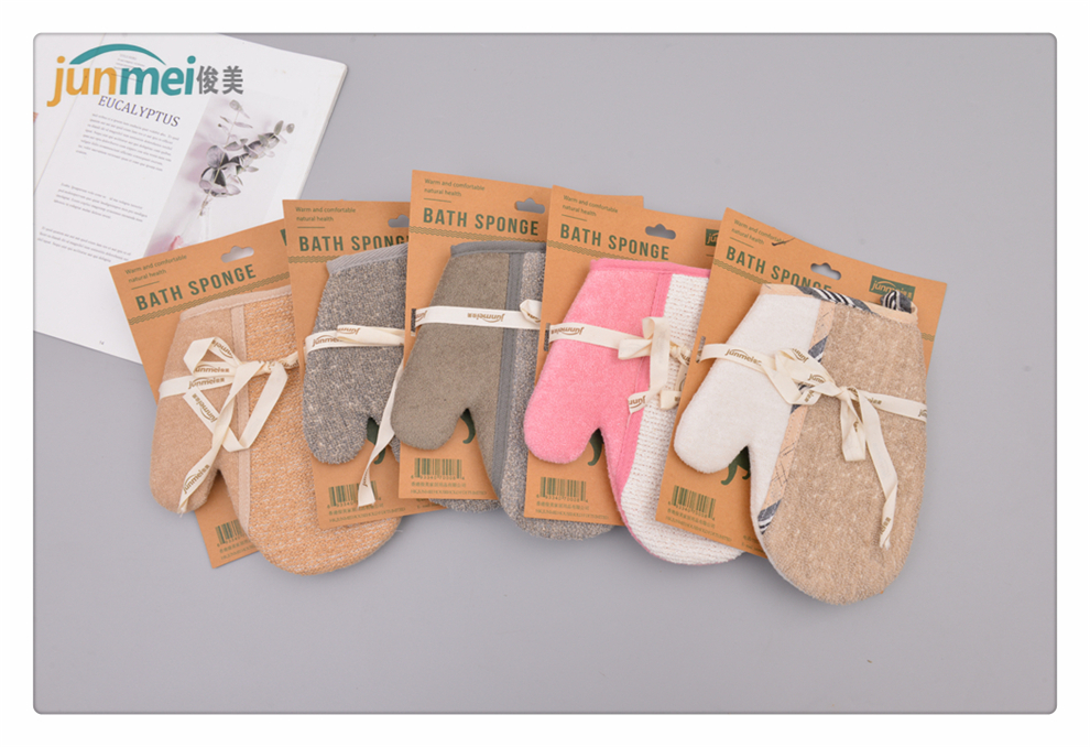 Bath Gloves Strong Back Rubbing Decontamination Good Helper Adult Rubbing Back Double-Sided Bath Bath Towel Mud Rubbing Bath Towel