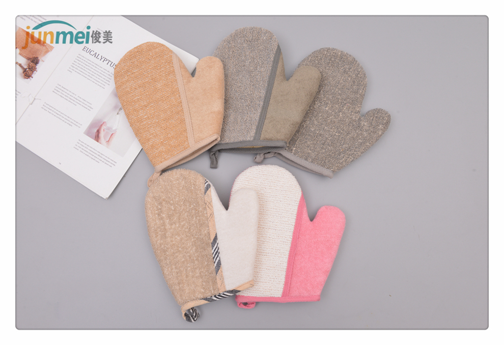 Bath Gloves Strong Back Rubbing Decontamination Good Helper Adult Rubbing Back Double-Sided Bath Bath Towel Mud Rubbing Bath Towel