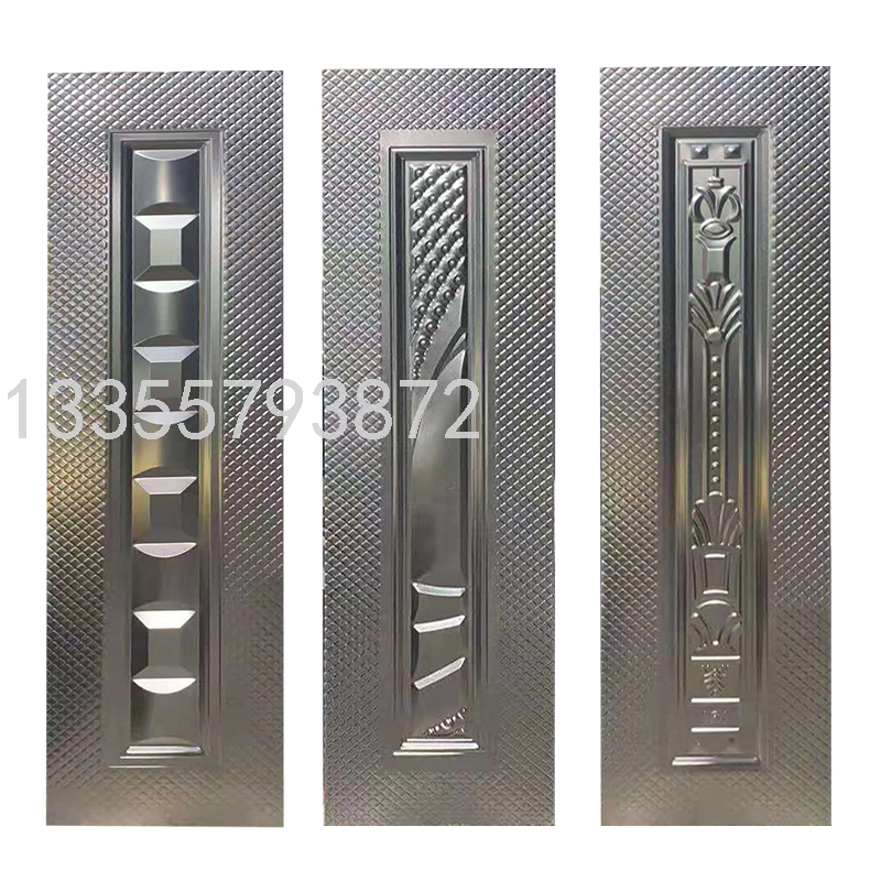 Factory Direct Sales Customized Cold Rolled Plate Embossed Door Panel Galvanized Door Surface Can Be Set Square