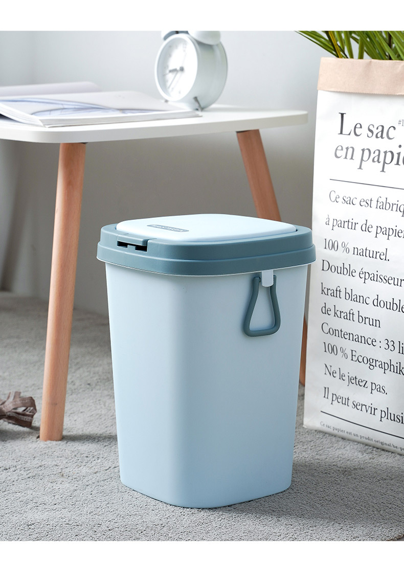 Nordic Style Trash Can with Lid Home Living Room Creative Toilet Kitchen Press Ring Covered Trash Can Nordic Style Trash Can with Lid Home Living Room Creative Toilet Kitchen Press Ring Covered Trash Can