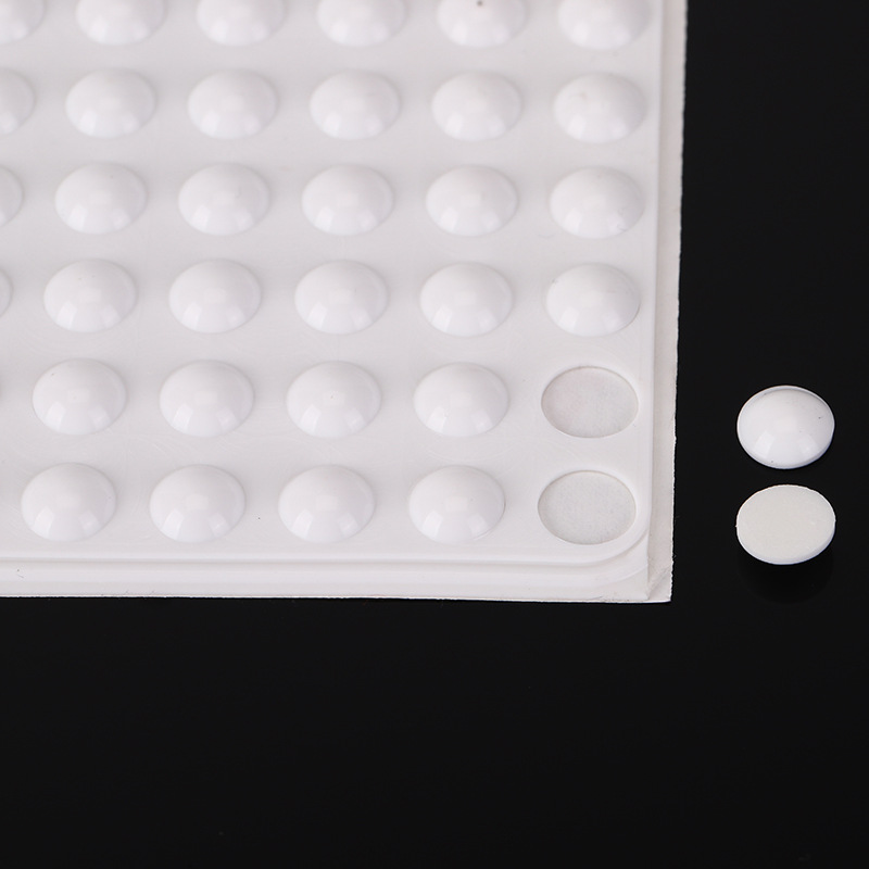 Toilet Anti-Collision Self-Damping Plastic Toilet Lid Pad Anti-Rivet Furniture Collision Pad Self-Adhesive Rubber Stickers