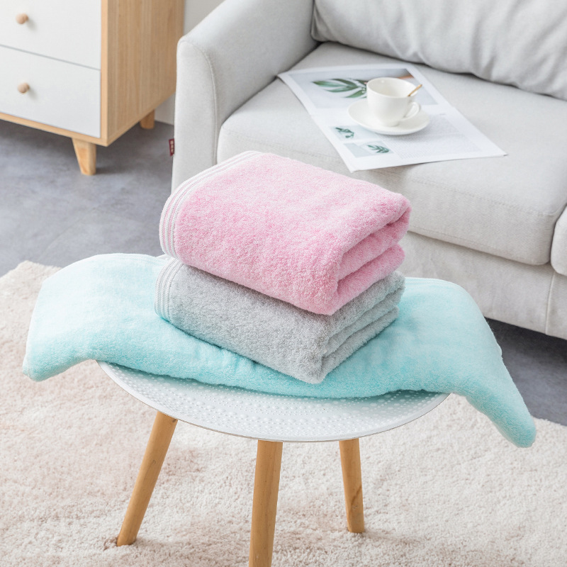 Yiwu Good Goods Cotton Untwisted Yarn Adult Bath Towel Men and Women Absorbent Bath Towel Gift Daily Necessities Bath Towel