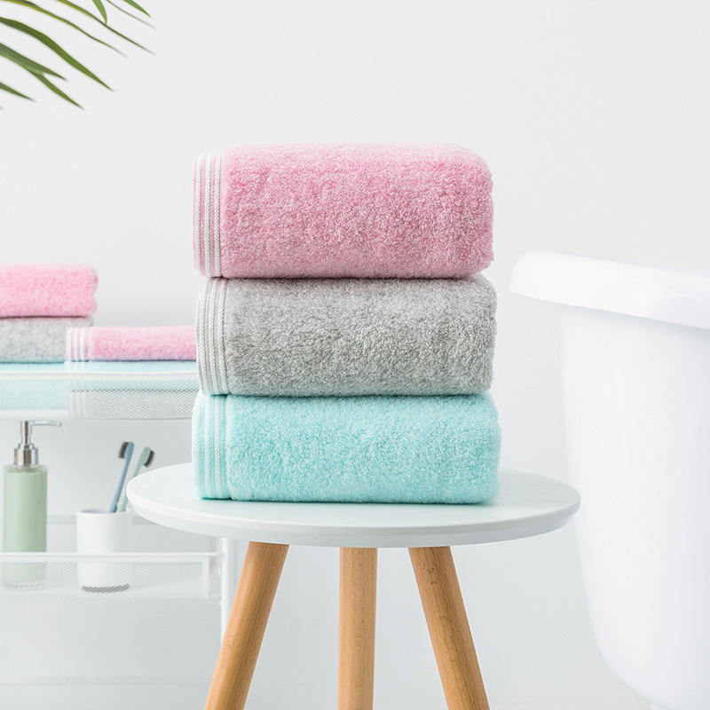 Yiwu Good Goods Cotton Untwisted Yarn Adult Bath Towel Men and Women Absorbent Bath Towel Gift Daily Necessities Bath Towel
