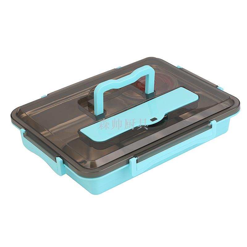 Lunch Box 304 Stainless Steel Lunch Box Adult Crisper Separated Insulation Plate No. Lunch Box