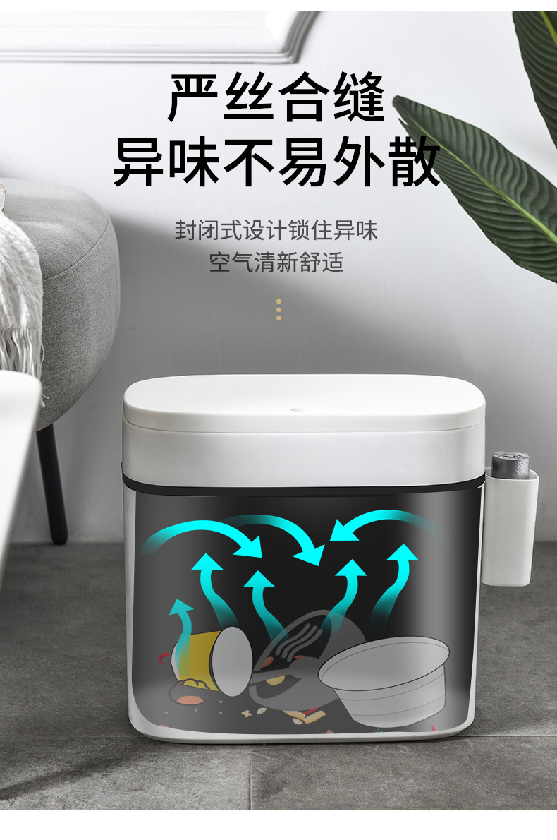 Toilet Waste Paper Trash Can with Lid Household Living Room Press Simple Creative Modern Nordic Covered Toilet