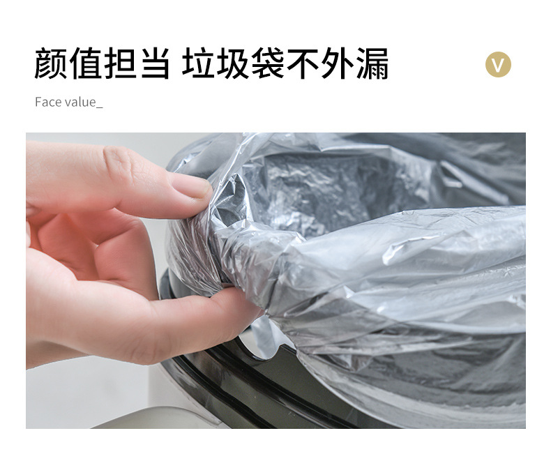Toilet Waste Paper Trash Can with Lid Household Living Room Press Simple Creative Modern Nordic Covered Toilet