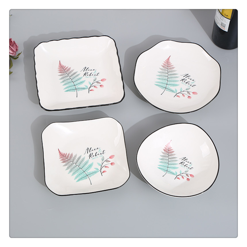 Dishware Set Household Ceramic Bowls and Chopsticks Cool Dish Bowl Single Cute Girl Heart Nordic Tableware Creative Dishware Set Household Ceramic Bowls and Chopsticks Cool Dish Bowl Single Cute Girl Heart Nordic Tableware Creative