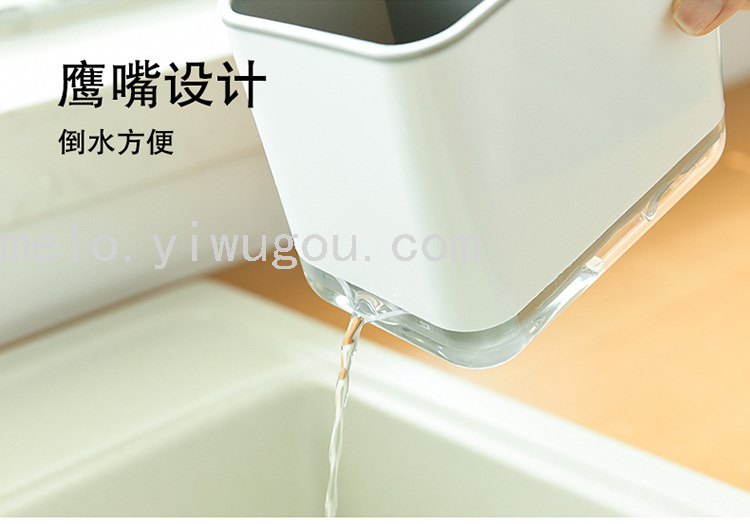 Grid Drain Tableware Chopsticks Box, Household Knife Rack, Kitchen Storage Rack, Storage Rack, Household Drain Tube
