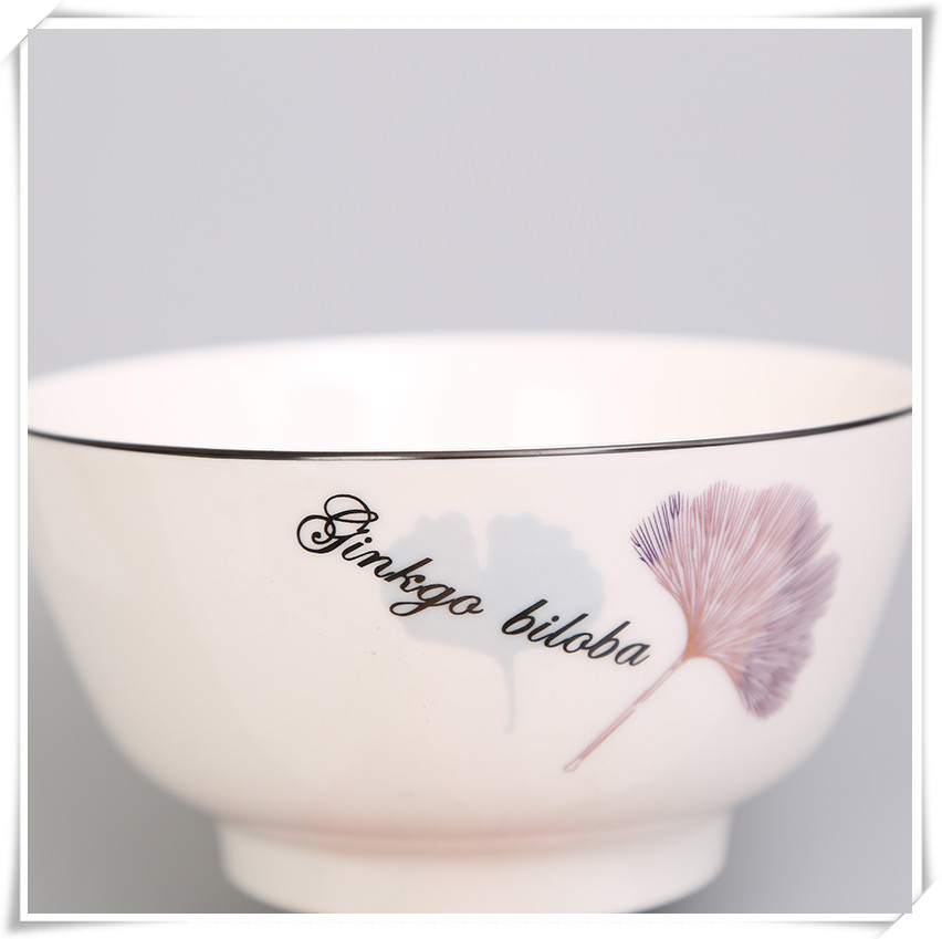 Porcelain Tableware Large Bowl Plate Bowl Household Combination Bowl Dish Household Ceramic Bowl Chopsticks Eating Bowl Soup Bowl Noodle Bowl