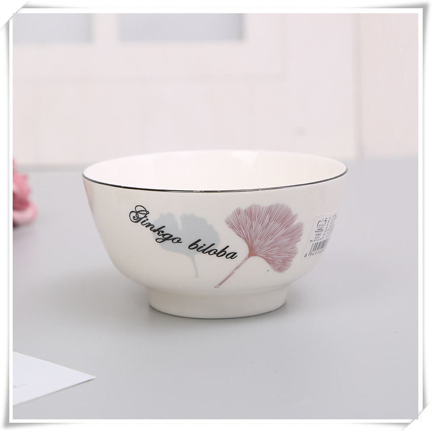 Porcelain Tableware Large Bowl Plate Bowl Household Combination Bowl Dish Household Ceramic Bowl Chopsticks Eating Bowl Soup Bowl Noodle Bowl