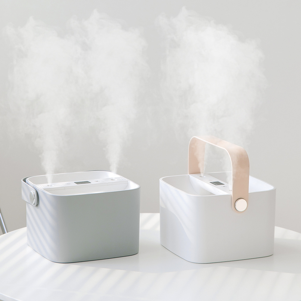 Boshang New 2020 Indoor Double Spray Heavy Fog Digital Display Humidifier Atomizer Plate Removable Factory Direct Sales