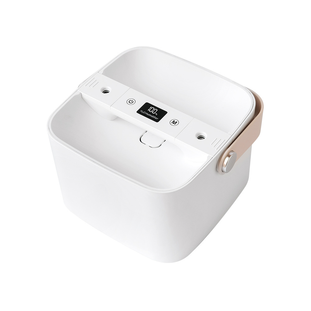 Boshang New 2020 Indoor Double Spray Heavy Fog Digital Display Humidifier Atomizer Plate Removable Factory Direct Sales