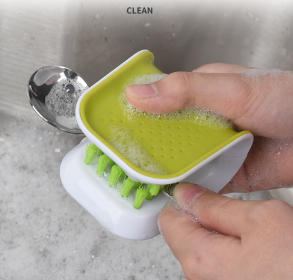 Kitchen supplies cleaning toothknife chopsticks knife and fork cleaning brush u-shaped cutlery brush hand brush chopstick brush