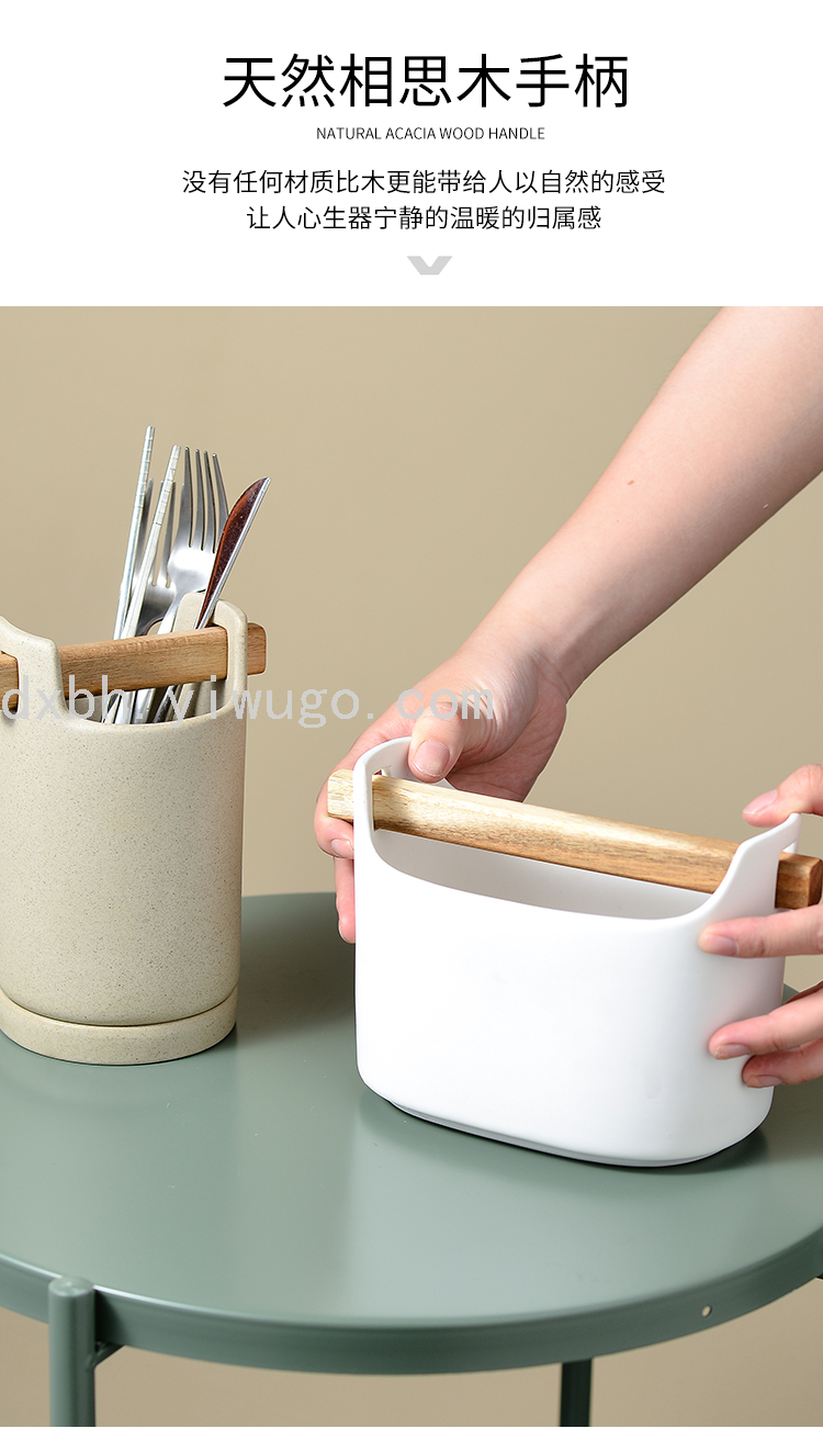 Ceramic Chopsticks Holder Mildew-Proof Creative Kitchen Household Draining Nordic Chopsticks Spoon Storage Box Ceramic Chopsticks Holder Mildew-Proof Creative Kitchen Household Draining Nordic Chopsticks Spoon Storage Box