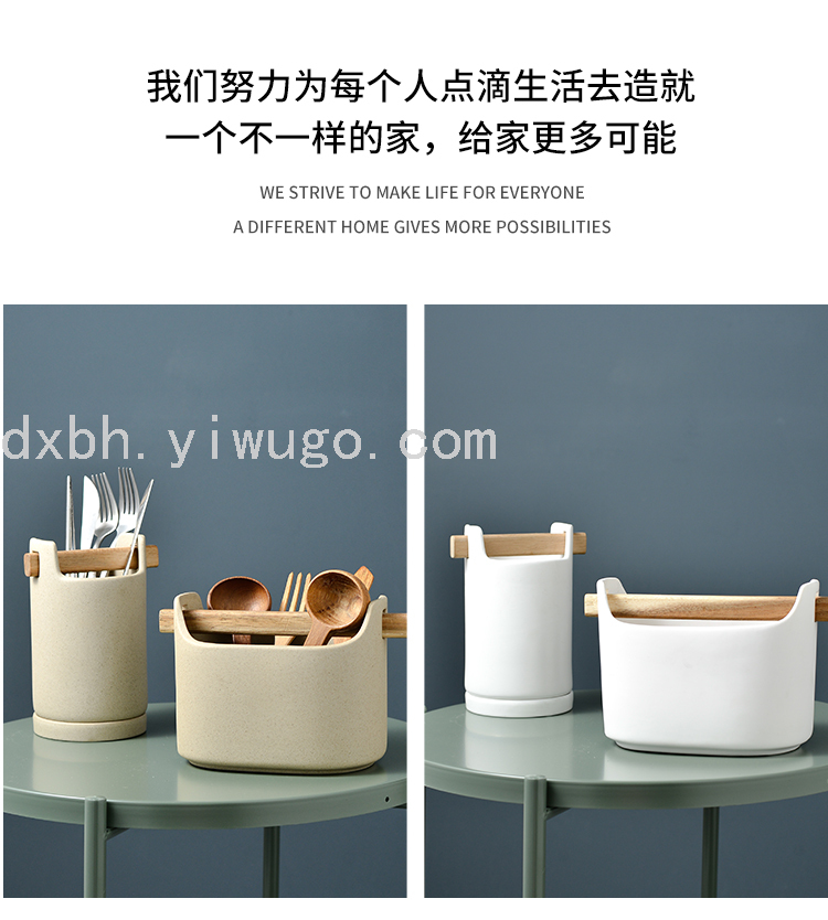 Ceramic Chopsticks Holder Mildew-Proof Creative Kitchen Household Draining Nordic Chopsticks Spoon Storage Box Ceramic Chopsticks Holder Mildew-Proof Creative Kitchen Household Draining Nordic Chopsticks Spoon Storage Box