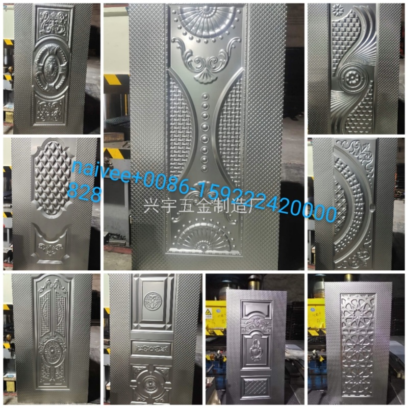 Cold Rolled Plate Stamping Door Panel Customized Embossed Door Panel Best-Selling Foreign Trade Product Galvanized Door Panel