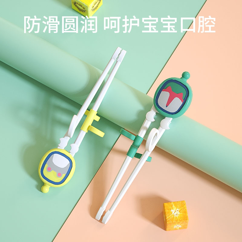 Children's Training Chopsticks ABS Cartoon Learning Chopsticks Baby Eating Complementary Food Training Chopsticks Portable Non-Slip Early Education Supplies Children's Training Chopsticks ABS Cartoon Learning Chopsticks Baby Eating Complementary Food Training Chopsticks Portable Non-Slip Early Education Supplies
