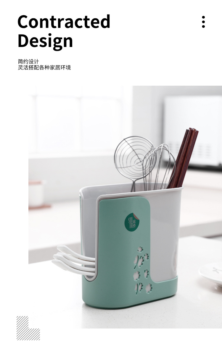Kitchen Plastic Multi-Functional Storage Rack Wheat Straw Plastic Draining Chopsticks Bucket Creative Draining Chopsticks Bucket Cage Wholesale Kitchen Plastic Multi-Functional Storage Rack Wheat Straw Plastic Draining Chopsticks Bucket Creative Draining Chopsticks Bucket Cage Wholesale