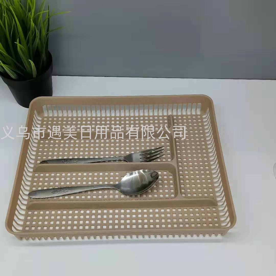 Kitchen Drawer Compartment Plastic Box Chopsticks Knife and Fork Tableware Tray Hot Pot Restaurant Storage Organize Box