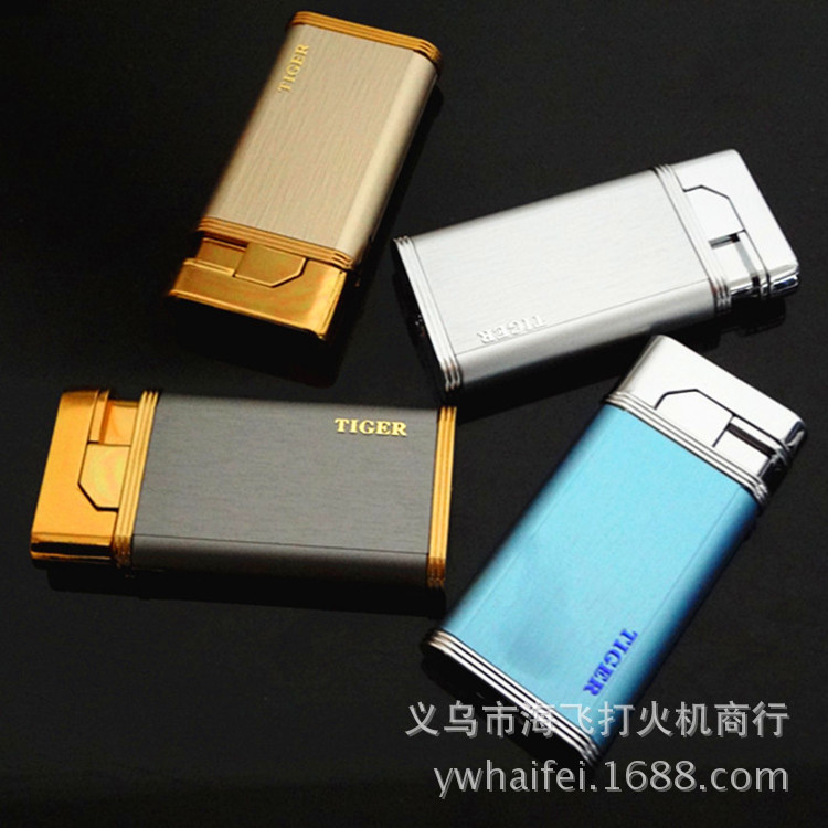 Supply Tiger TW-876 windproof metal lighter and lighter Yanju creative personality